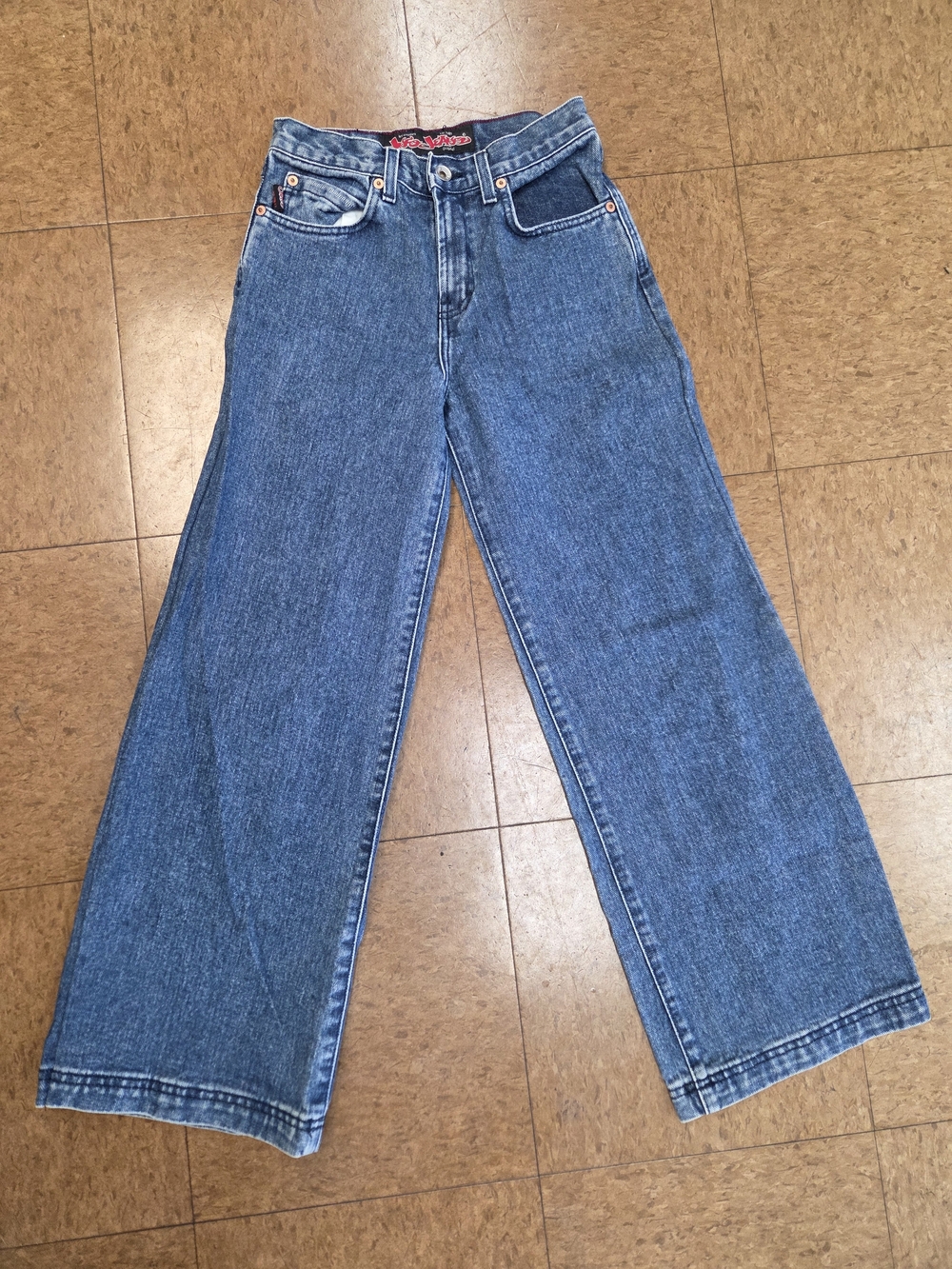 JNCO Wide-Leg Denim Jeans in Blue 24" Waist
